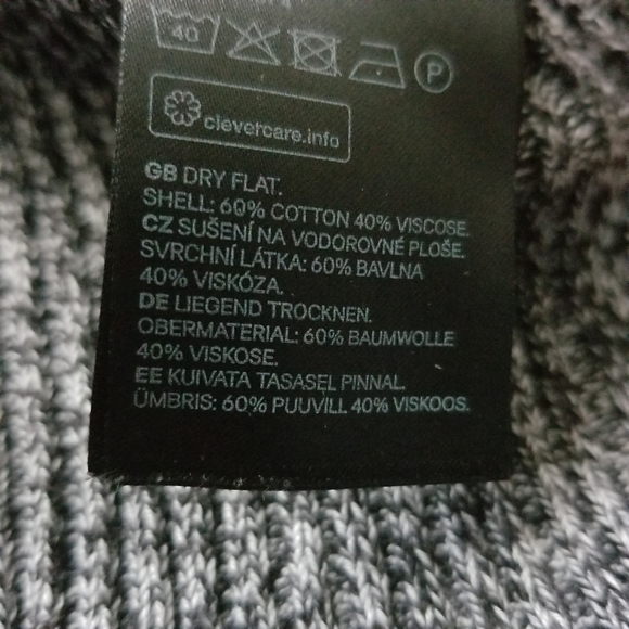 H&M Charcoal Ribbed Knit Sweater - Picture 6 of 6